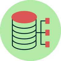 icône de vecteur de base de données