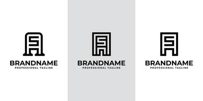 moderne initiales comme logo, adapté pour affaires avec sa ou comme initiales vecteur