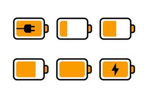 batterie icône pack vecteur conception illustration