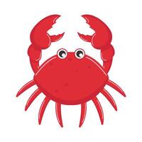 Crabe animal illustration vecteur