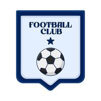 Football club badge illustration vecteur