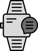 icône de vecteur de montre intelligente