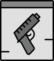 icône de vecteur de pistolet