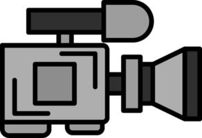 icône de vecteur de caméra vidéo