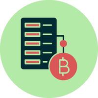 icône de vecteur de crypto-monnaie