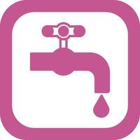 icône de vecteur de robinet