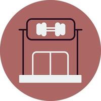 icône de vecteur de gym