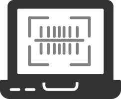 icône de vecteur de code à barres