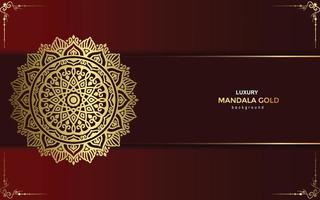 fond de mandala ornemental de luxe avec motif arabe islamique oriental style vecteur premium vecto gratuit