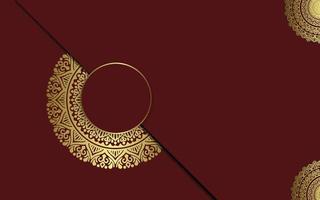 fond de mandala ornemental de luxe avec motif arabe islamique oriental style vecteur premium vecto gratuit