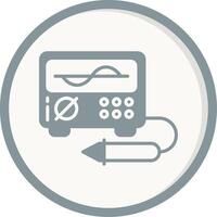 icône de vecteur d'oscilloscope
