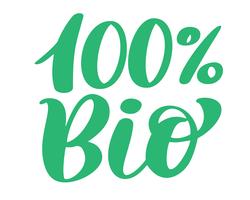 Création de logo vectoriel 100 Bio
