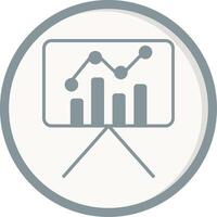 Statistiques présentation vecteur icône