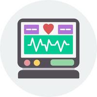 icône de vecteur d'électrocardiogramme