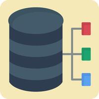 icône de vecteur de base de données