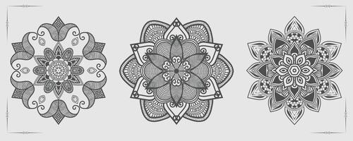 vecteur luxe mandala modèle Contexte et ornemental conception pour coloration page, salutation carte, invitation, tatouage, floral mandala.