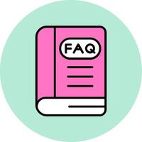 icône de vecteur de FAQ