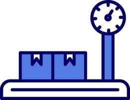 icône de vecteur d'échelle de poids