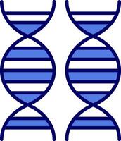 icône de vecteur d'adn