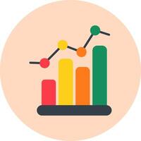 icône de vecteur de graphique à barres