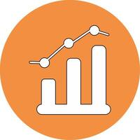 icône de vecteur de graphique à barres