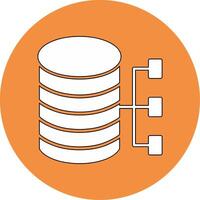 icône de vecteur de base de données