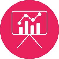 Statistiques présentation vecteur icône