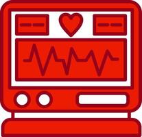 icône de vecteur d'électrocardiogramme