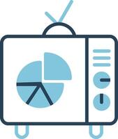 icône de vecteur de télévision