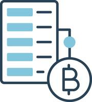 icône de vecteur de crypto-monnaie