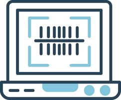 icône de vecteur de code à barres