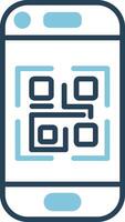 icône de vecteur de code qr