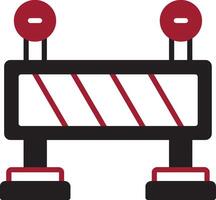 icône de vecteur de barrière