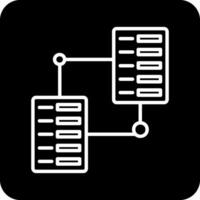 serveur espace de rangement vecteur icône