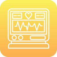 icône de vecteur d'électrocardiogramme