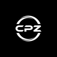 CPz lettre logo conception, inspiration pour une unique identité. moderne élégance et Créatif conception. filigrane votre Succès avec le frappant cette logo. vecteur