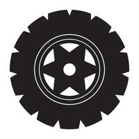 voiture pneus icône logo vecteur conception modèle