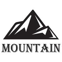 modèle de conception de vecteur de logo d'icône de montagne