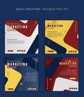 social médias Publier modèle moderne conception, pour affaires numérique commercialisation en ligne, bannière et affiche vecteur