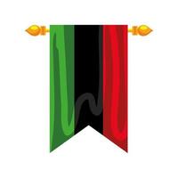 pendentif drapeau africain vecteur