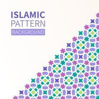islamique géométrique modèle. eid mubarak salutation Contexte. arabe décoration texte modèle. Ramadan kareem conception coloré détail de mosaïque. vecteur plat illustration.