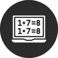 en ligne mathématiques vecteur icône