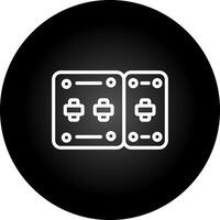 circuit briseur vecteur icône