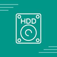 hdd vecteur icône