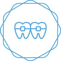 icône de vecteur de dents