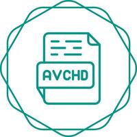 avchd vecteur icône