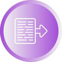 document exportation vecteur icône