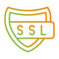 ssl certificat vecteur icône