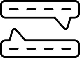 icône de vecteur de dialogue