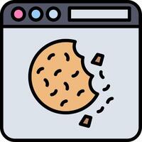 icône de vecteur de biscuit